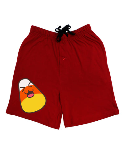 Cute Father Candy Corn Family Halloween Adult Lounge Shorts - Red or Black by TooLoud-TooLoud-Red-Small-Davson Sales