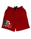 Mexico Eagle Symbol - Mexican Flag - Mexico Adult Lounge Shorts by TooLoud-Lounge Shorts-TooLoud-Black-Small-Davson Sales