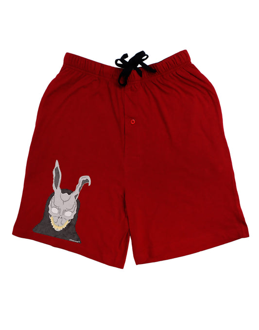 Scary Buny Face Watercolor Adult Lounge Shorts-Lounge Shorts-TooLoud-Red-Small-Davson Sales
