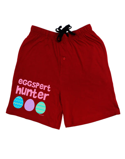 Eggspert Hunter - Easter - Pink Adult Lounge Shorts - Red or Black by TooLoud-Lounge Shorts-TooLoud-Black-Small-Davson Sales