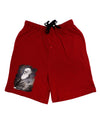 Charles Darwin In Space Adult Lounge Shorts by TooLoud-Lounge Shorts-TooLoud-Red-Small-Davson Sales