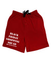 Black Friday Shopping Squad - Drop and Give Me Deals Adult Lounge Shorts - Red or Black-Lounge Shorts-TooLoud-Red-Small-Davson Sales