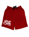Infinite Lists Adult Lounge Shorts by TooLoud-TooLoud-Red-Small-Davson Sales
