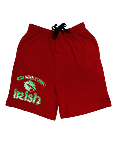 TooLoud You Wish I Were Irish Adult Lounge Shorts-Lounge Shorts-TooLoud-Red-Small-Davson Sales