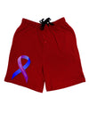 TooLoud Rheumatoid Arthritis Dark Adult Lounge Shorts-Lounge Shorts-TooLoud-Red-Small-Davson Sales