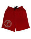 The Ultimate Pi Day Emblem Adult Lounge Shorts - Red or Black by TooLoud-Lounge Shorts-TooLoud-Red-Small-Davson Sales