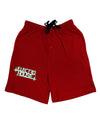 Electro House Bolt Adult Lounge Shorts-Lounge Shorts-TooLoud-Red-Small-Davson Sales