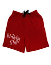 Birthday Girl - Birthday Candles Adult Lounge Shorts - Red or Black by TooLoud-Lounge Shorts-TooLoud-Black-Small-Davson Sales