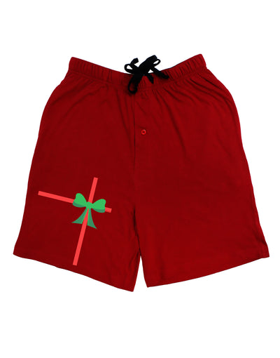 Christmas Present Gift Adult Lounge Shorts - Red or Black-Lounge Shorts-TooLoud-Red-Small-Davson Sales