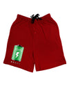 Full Energy 100 Percent Adult Lounge Shorts-Lounge Shorts-TooLoud-Red-Small-Davson Sales