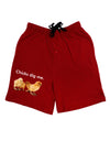 Chicks Dig Me Adult Lounge Shorts-Lounge Shorts-TooLoud-Red-Small-Davson Sales