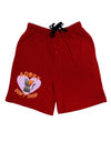 Adopt Don't Shop Cute Kitty Adult Lounge Shorts-Lounge Shorts-TooLoud-Red-Small-Davson Sales
