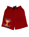 Trophy Husband Design Adult Lounge Shorts - Red or Black by TooLoud-Lounge Shorts-TooLoud-Black-Small-Davson Sales