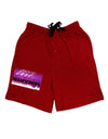 TooLoud We're All Just Wanderers Adult Lounge Shorts-Lounge Shorts-TooLoud-Red-Small-Davson Sales