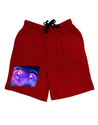 Cute Cosmic Eyes Adult Lounge Shorts-Lounge Shorts-TooLoud-Red-Small-Davson Sales