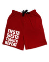 Fiesta Siesta Tequila Repeat Adult Lounge Shorts by TooLoud-Lounge Shorts-TooLoud-Black-Small-Davson Sales