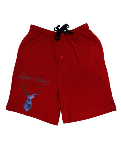 Expecto Patronum Space Stag Adult Lounge Shorts-Lounge Shorts-TooLoud-Red-Small-Davson Sales