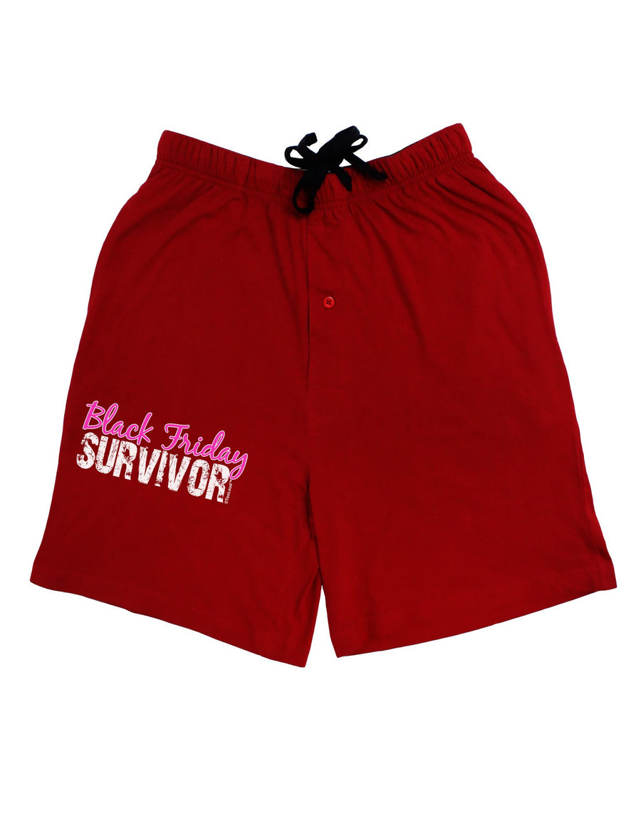 Black Friday Survivor Adult Lounge Shorts-Lounge Shorts-TooLoud-Red-2XL-Davson Sales