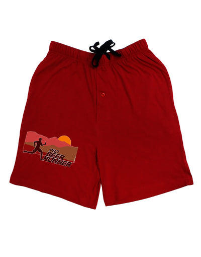 Pro Beer Runner Man Adult Lounge Shorts-Lounge Shorts-TooLoud-Red-Small-Davson Sales