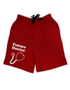 Future Doctor Adult Lounge Shorts-Lounge Shorts-TooLoud-Red-Small-Davson Sales