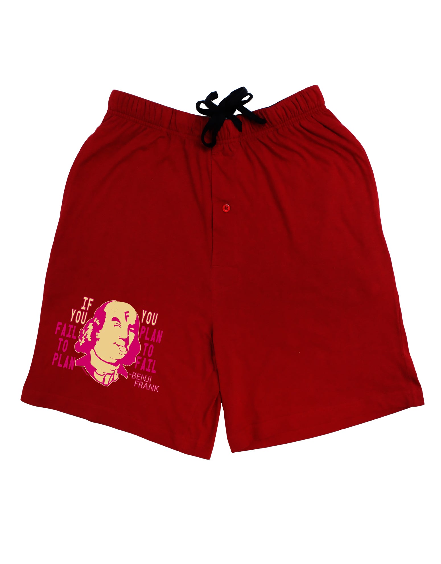 If you Fail to Plan, you Plan to Fail-Benjamin Franklin Dark Adult Lounge  Shorts