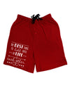 The Best Thing to Hold Onto in Life is Each Other Adult Lounge Shorts-Lounge Shorts-TooLoud-Red-Small-Davson Sales