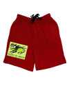 TooLoud Unleash The Monster Adult Lounge Shorts-Lounge Shorts-TooLoud-Red-Small-Davson Sales