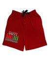 Happy Kwanzaa Candles Adult Lounge Shorts-Lounge Shorts-TooLoud-Red-Small-Davson Sales
