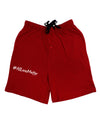Hashtag AllLivesMatter Adult Lounge Shorts-Lounge Shorts-TooLoud-Red-Small-Davson Sales