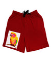 Sun Conure Parrot Watercolor Adult Lounge Shorts-Lounge Shorts-TooLoud-Red-Small-Davson Sales