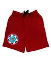 Evil Eye Protection Mandala Adult Lounge Shorts by-Lounge Shorts-TooLoud-Red-Small-Davson Sales