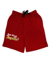 But First Tequila Adult Lounge Shorts-Lounge Shorts-TooLoud-Red-Small-Davson Sales