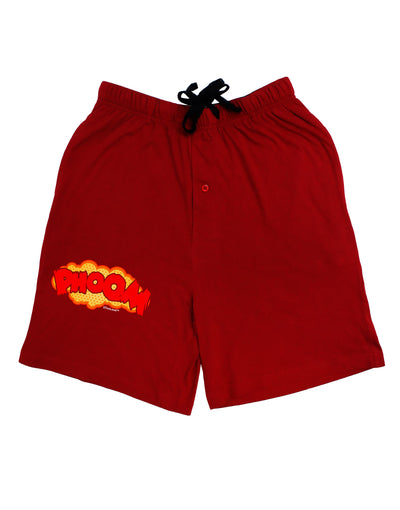 Onomatopoeia PHOOM Adult Lounge Shorts-Lounge Shorts-TooLoud-Red-Small-Davson Sales