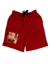 Hello Autumn Adult Lounge Shorts-Lounge Shorts-TooLoud-Red-Small-Davson Sales