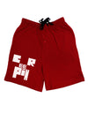 Creepin Adult Lounge Shorts-Lounge Shorts-TooLoud-Red-Small-Davson Sales