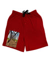 Colorado Landscape Bridge Adult Lounge Shorts-Lounge Shorts-TooLoud-Red-Small-Davson Sales