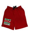 Don't Shop Adopt Adult Lounge Shorts-Lounge Shorts-TooLoud-Red-Small-Davson Sales