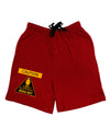 Slippery When Wet Adult Lounge Shorts-Lounge Shorts-TooLoud-Red-Small-Davson Sales