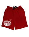 Pho Sho Dark Adult Lounge Shorts-Lounge Shorts-TooLoud-Red-Small-Davson Sales