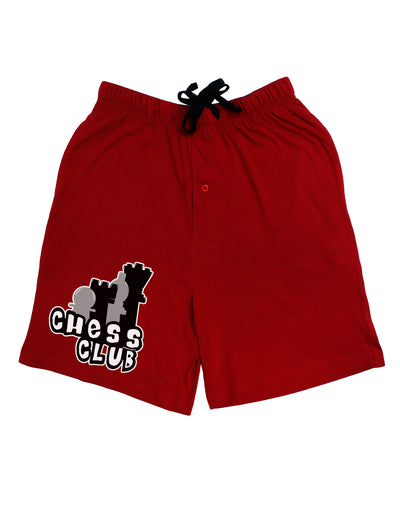 Chess Club Adult Lounge Shorts by TooLoud-Lounge Shorts-TooLoud-Black-Small-Davson Sales