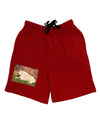 Relaxing Ram Adult Lounge Shorts-Lounge Shorts-TooLoud-Red-Small-Davson Sales