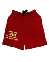 4th Be With You Beam Sword Adult Lounge Shorts-Lounge Shorts-TooLoud-Red-Small-Davson Sales