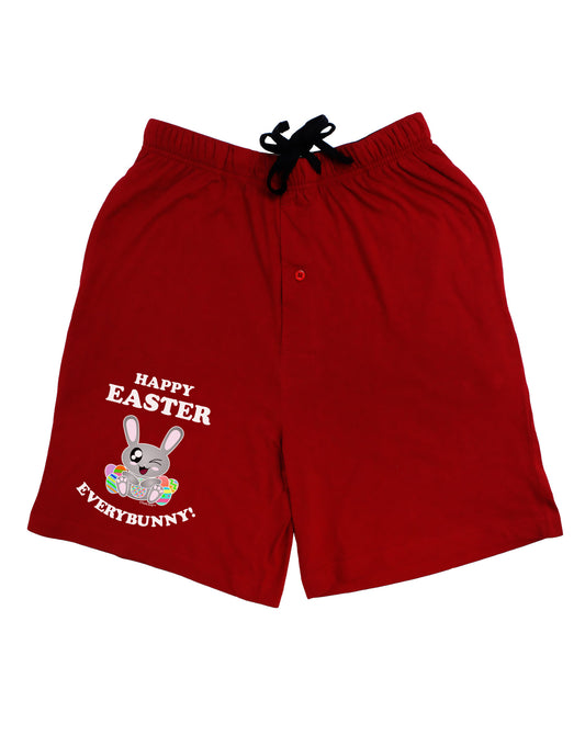Happy Easter Everybunny Adult Lounge Shorts-Lounge Shorts-TooLoud-Red-Small-Davson Sales
