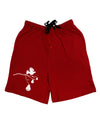 Partridge In A Pear Tree Adult Lounge Shorts-Lounge Shorts-TooLoud-Red-Small-Davson Sales