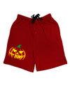 Happy Halloween Jack Yellow Adult Lounge Shorts-Lounge Shorts-TooLoud-Red-Small-Davson Sales