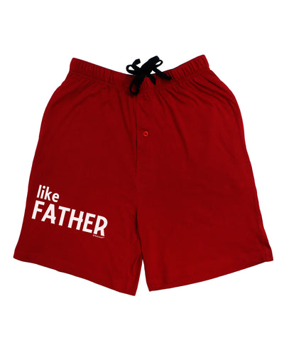 Matching Like Father Like Son Design - Like Father Adult Lounge Shorts by TooLoud-Lounge Shorts-TooLoud-Black-Small-Davson Sales