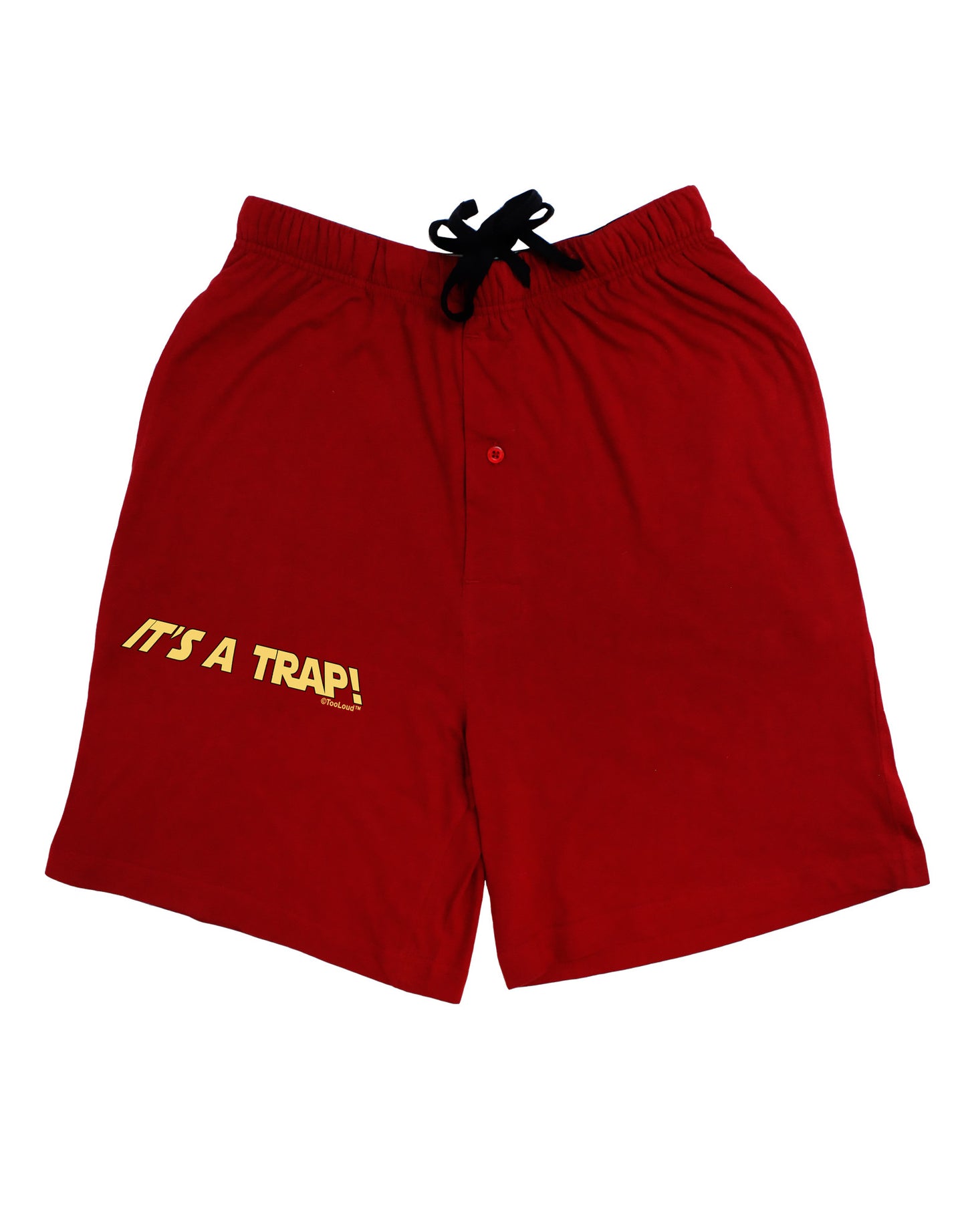 It is a Trap Adult Lounge Shorts-Lounge Shorts-TooLoud-Red-Small-Davson Sales