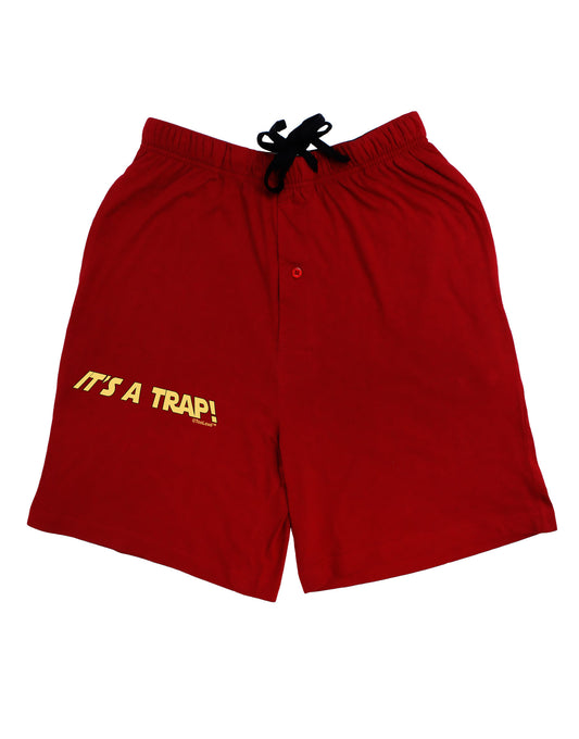 It is a Trap Adult Lounge Shorts-Lounge Shorts-TooLoud-Red-Small-Davson Sales
