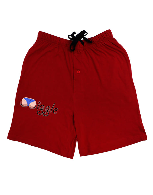 Wiggle - Twerk Light Adult Lounge Shorts - Red or Black-Lounge Shorts-TooLoud-Black-Small-Davson Sales