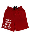 Black Friday Team Captain - Drop and Give Me Deals Adult Lounge Shorts - Red or Black-Lounge Shorts-TooLoud-Red-Small-Davson Sales